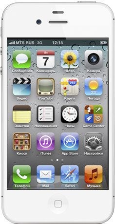 Apple iPhone 4S 16Gb (белый) - фото 3186